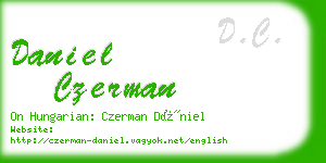 daniel czerman business card